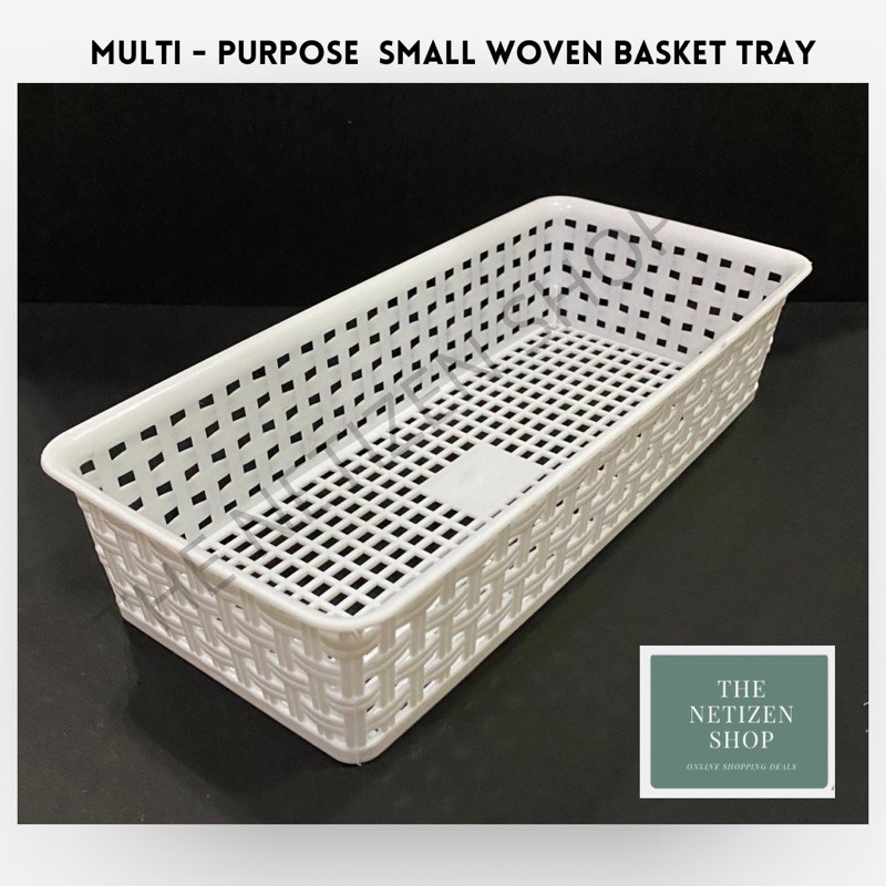MultiPurpose Small Woven Basket Tray Shopee Philippines