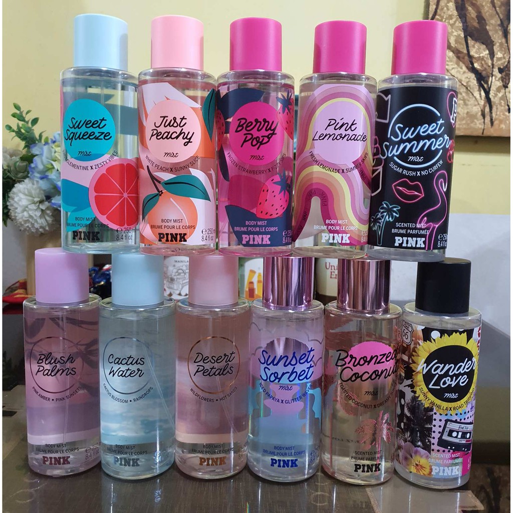 Victoria's Secret PINK Fragrance Mist Batch 02 Shopee Philippines