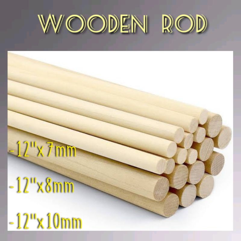 Wooden Rod/Stick/dowel Macrame Supplies Shopee Philippines