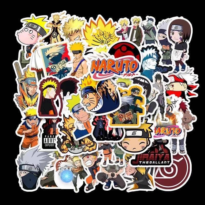 50PCS pieces of Naruto Sasuke stickers Shopee Philippines