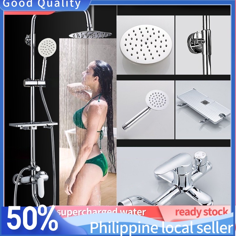 Shower set stainless steel 4 in 1 SUS304 shower faucet set hot and cold