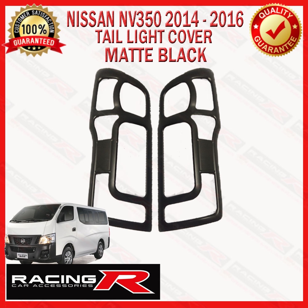 NV350 2014 2016 Tail Light Cover Matte Black Garnish ( taillight tlc