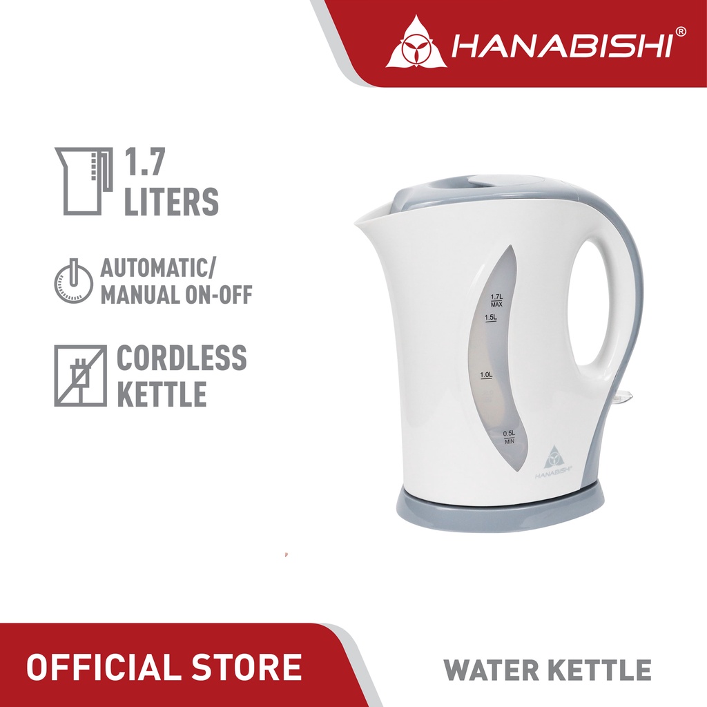 Hanabishi Water Kettle 1.7L HWK317 Shopee Philippines