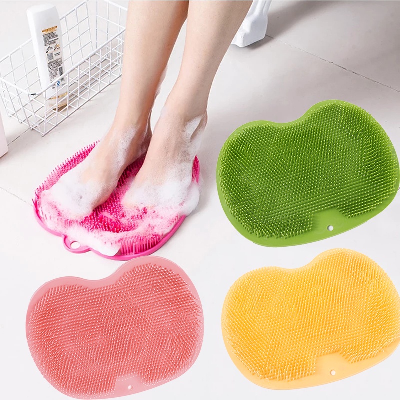 Lazy Back Rub Magic Massage Bath Brush/ Bathroom Foot Scrub Mat /Non