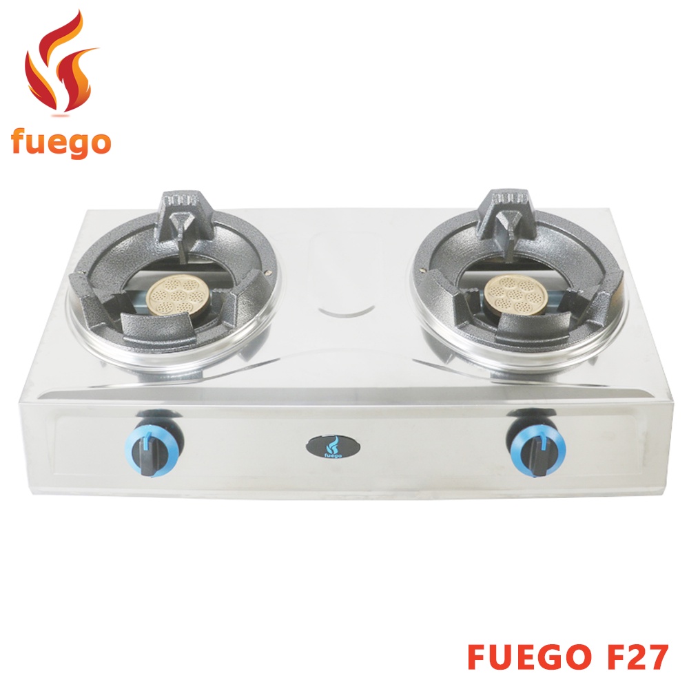 Double Burner Gas Stove Heavy Duty Commercial High Pressure Cast Iron