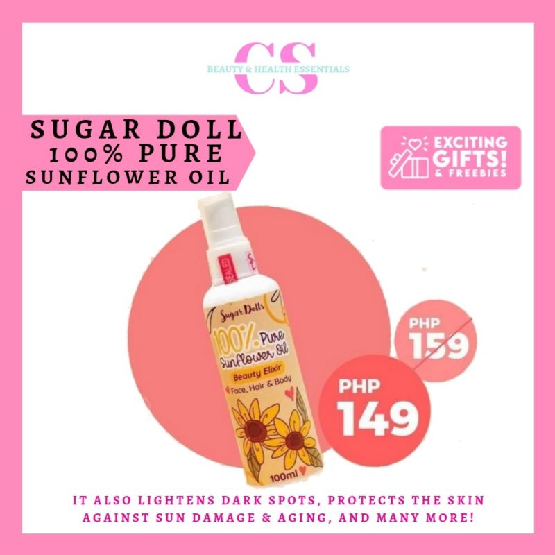 SUGARDOLL SKIN FROZEN MILK BODY SCRUB & SUNFLOWER OIL Shopee Philippines