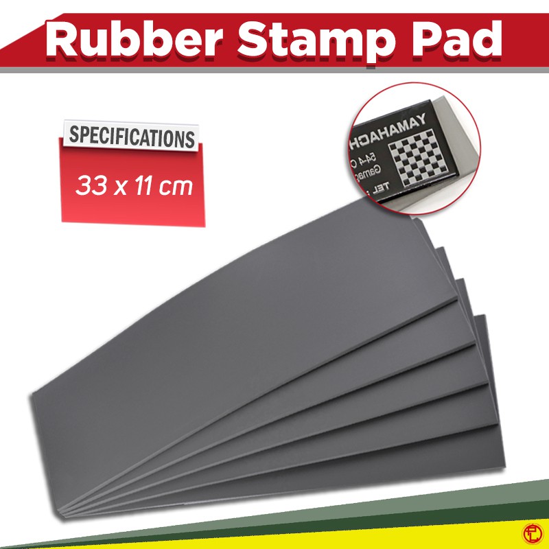 Rubber Stamp Pad For And Case 33.5x11cm Cuttable Shopee Philippines
