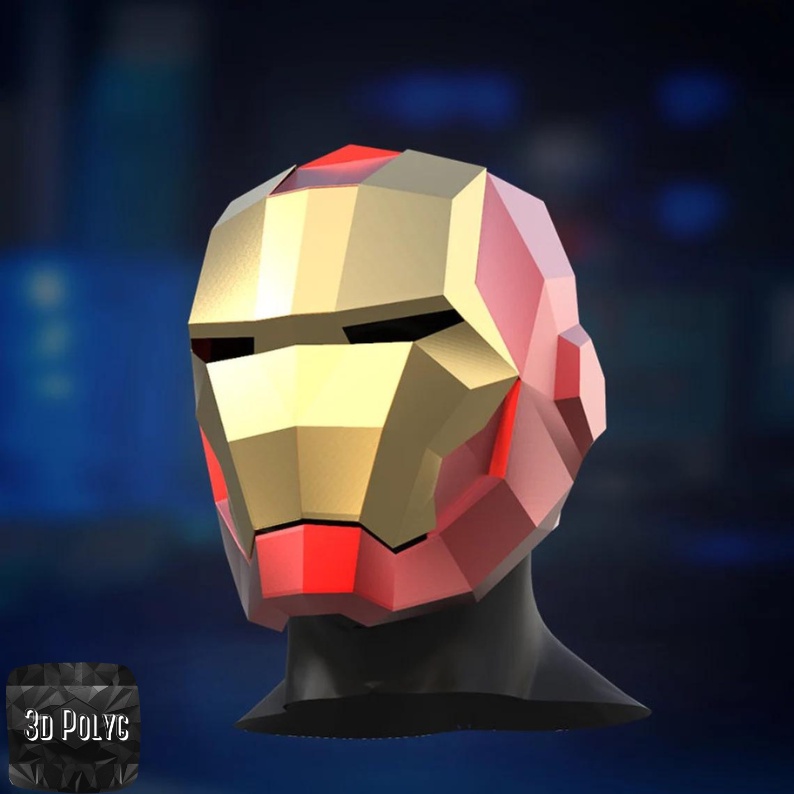 Iron Man Mask Template