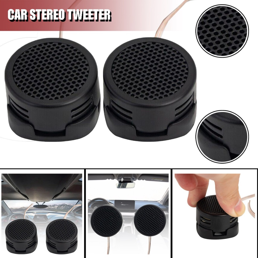 2pcs 500W Small Car Round Speaker Audio Stereo Super Power Loud Dome