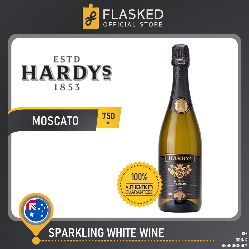 Hardy's Crest Sparkling Moscato White Wine 750mL Shopee Philippines