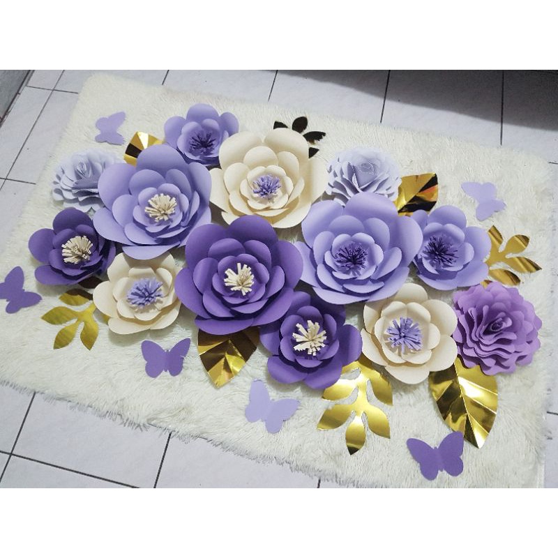 Birthday Paper Flower Backdrop ubicaciondepersonas.cdmx.gob.mx