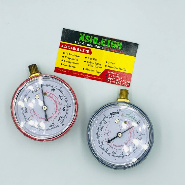Aircon Pressure gauge manifold Car aircon high and low supplies
