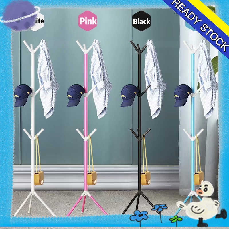 COD 9 Hooks Bag organizer rack MultiHook Metal Coat Hat Rack Tree