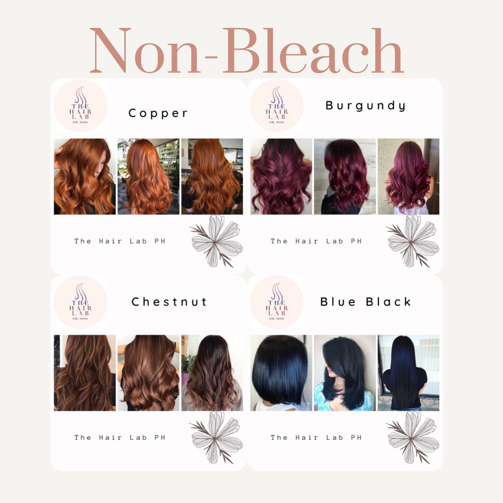 NON BLEACH COLORS THE HAIR LAB PH Shopee Philippines