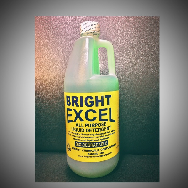 BRIGHT EXCEL ALL PURPOSE LIQUID DETERGENT (1 LITER) Shopee Philippines