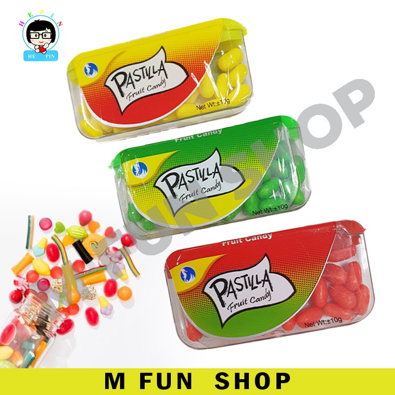 *Halal* 1Pc Pastilla Mixed Fruit Flavour Chewy Candy (10g) Shopee