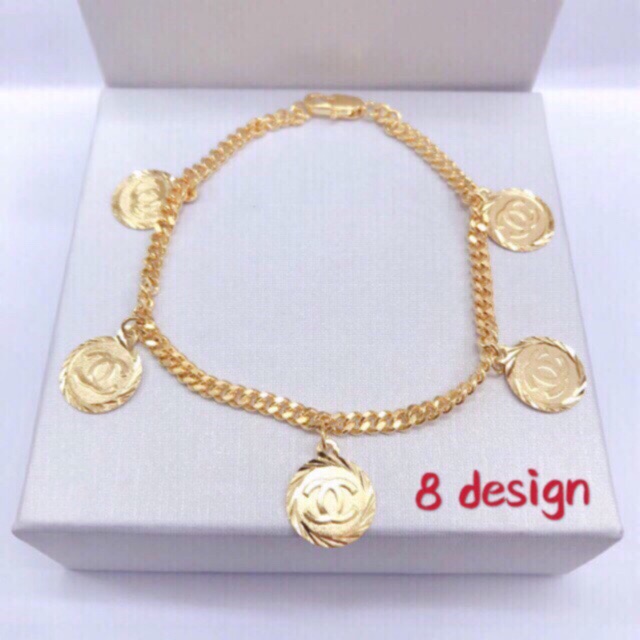 【YH】COD！Fashion 14k Bangkok gold Plated Bracelet Shopee Philippines