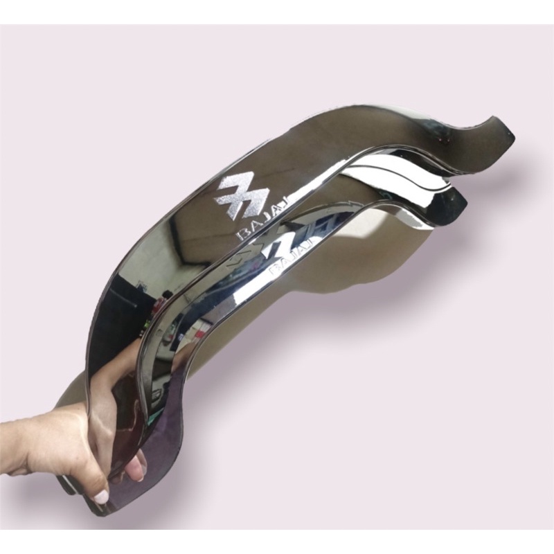 Bajaj RE Fender Mud Guard Chrome (Pair) Shopee Philippines