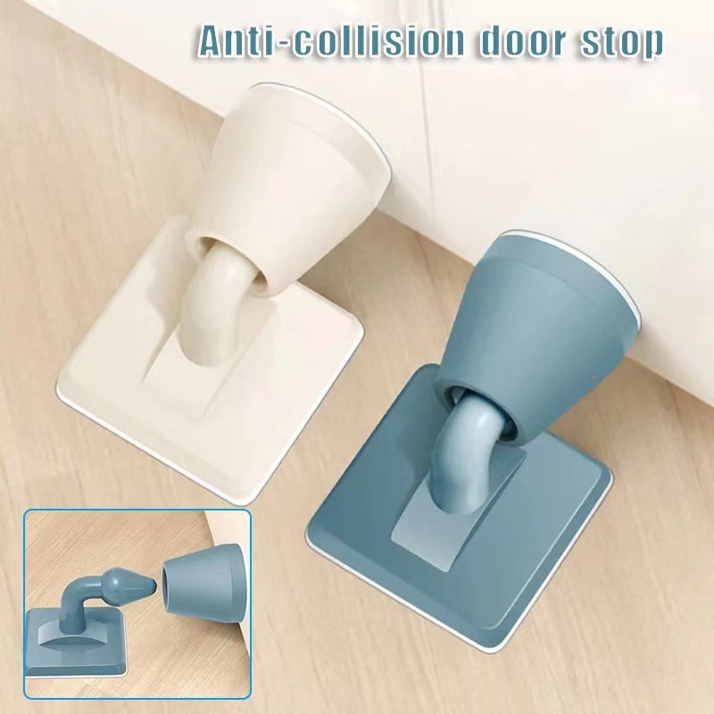 Silicone Suction Door Stopper Silent Wall Proctor Doorstopper Shopee