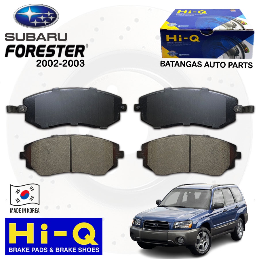 FRONT BRAKE PAD Subaru Forester 20022003/Subaru Impreza 20012002
