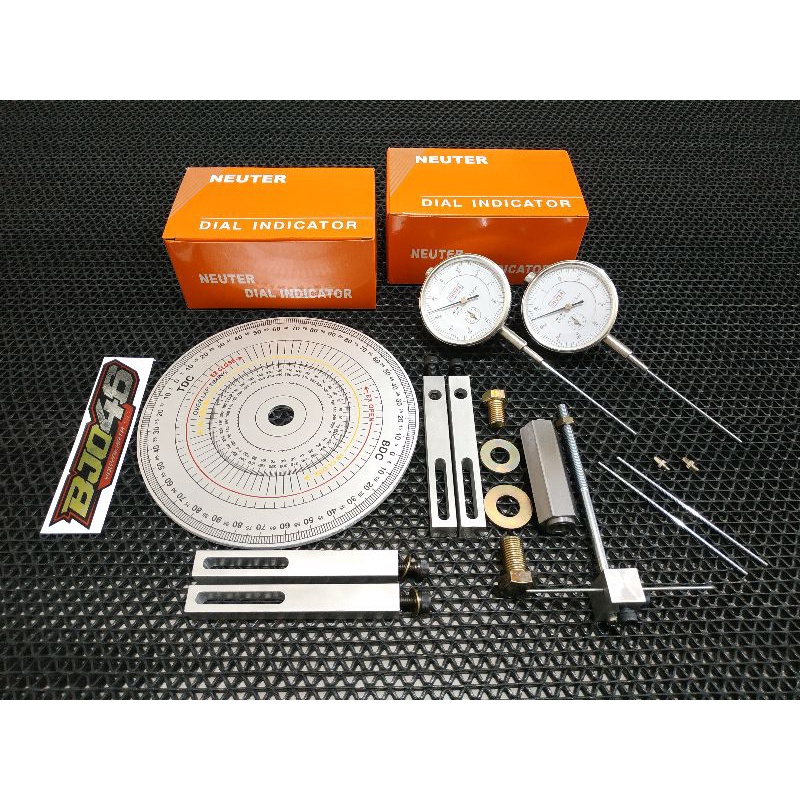 Cam degree wheel dial indicator analoge meter holder with holder set no