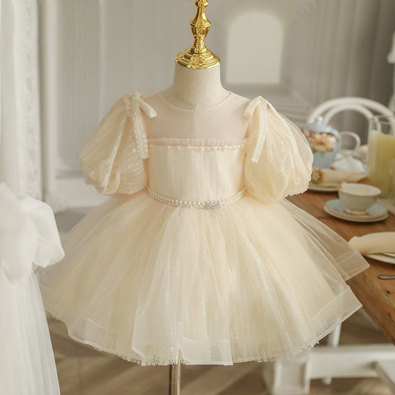 Baby OneYearOld Dress Baby Baptismal Dress Summer HighEnd Children's