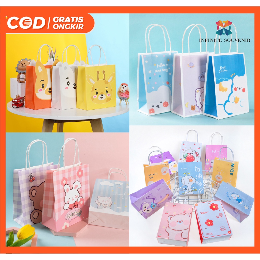 Paper BAG Character / PAPER BAG GIRL BOY / PAPER BAG COUPLE / KADO BAG