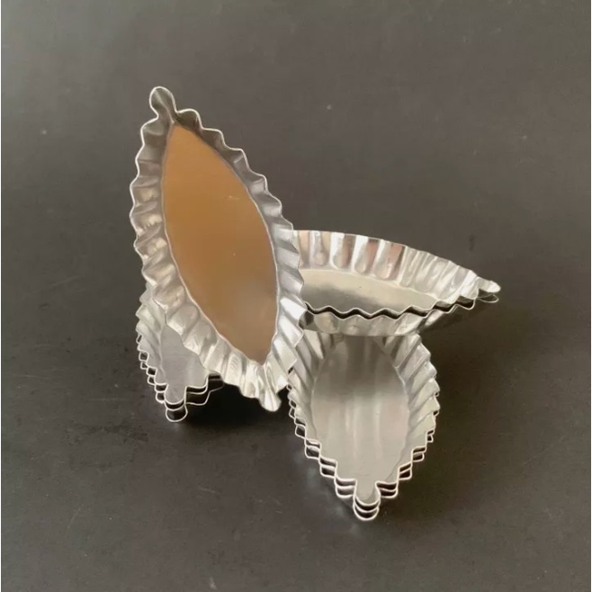 50pcs Boat Tart Molder (Edge Design) Boat Shaped Tart (THICK) Shopee