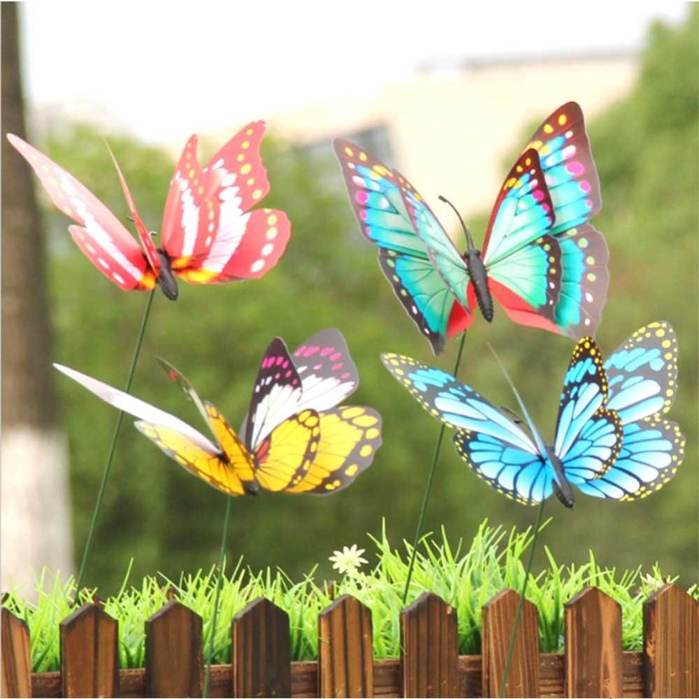 Wholesale Artificial Butterfly Garden Decoration Flying Butterfly 15pcs Soledi Shopee