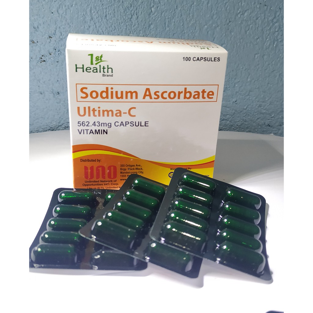Vitamins na pampataba 30 caps Ultima C 562.43mg Sodium Ascorbate