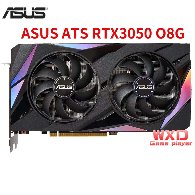ASUS ATS RTX3050 O8G GAMING Video Cards GPU Graphic Card RTX 3050 Support AMD Intel Desktop CPU