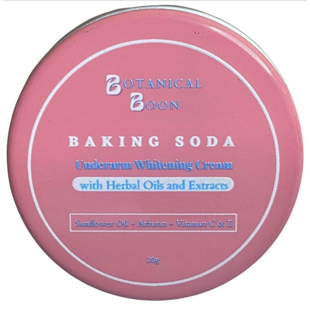 Botanical Boon Baking Soda Underarm Whitening Cream with Herbal Oils