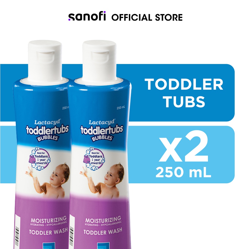 Lactacyd Baby Toddler Tubs 250mL (Bundle of 2) Toddler Wash Shopee