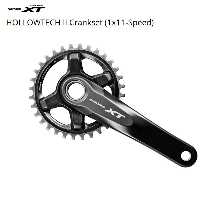 SHIMANO Deore XT M8000 HOLLOWTECH II Crankset 1x11 Speed Shopee