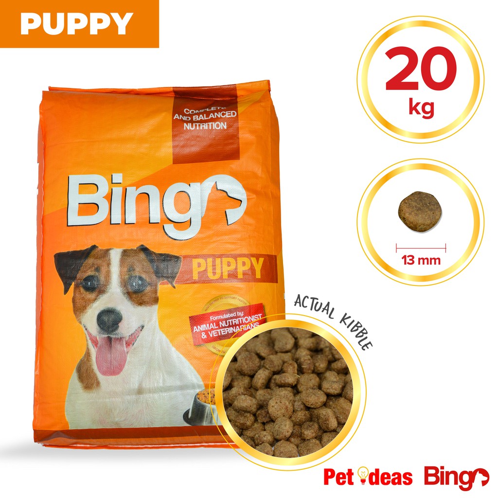 Bingo Puppy Dog Food 20kg Shopee Philippines