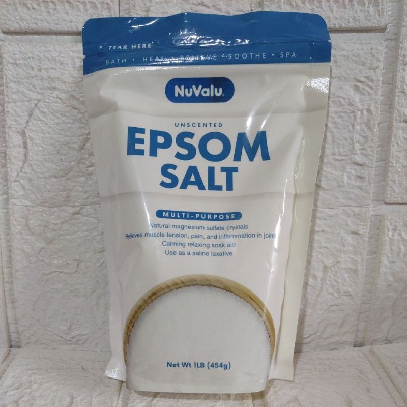 Nuvalu Epsom Salt Food Grade 454g Shopee Philippines