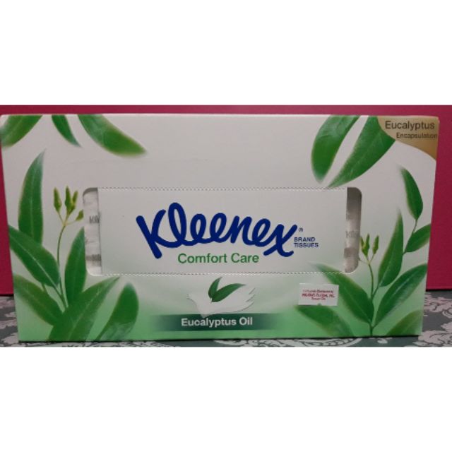 Kleenex Eucalyptus Oil comfort care facial tissues Shopee Philippines