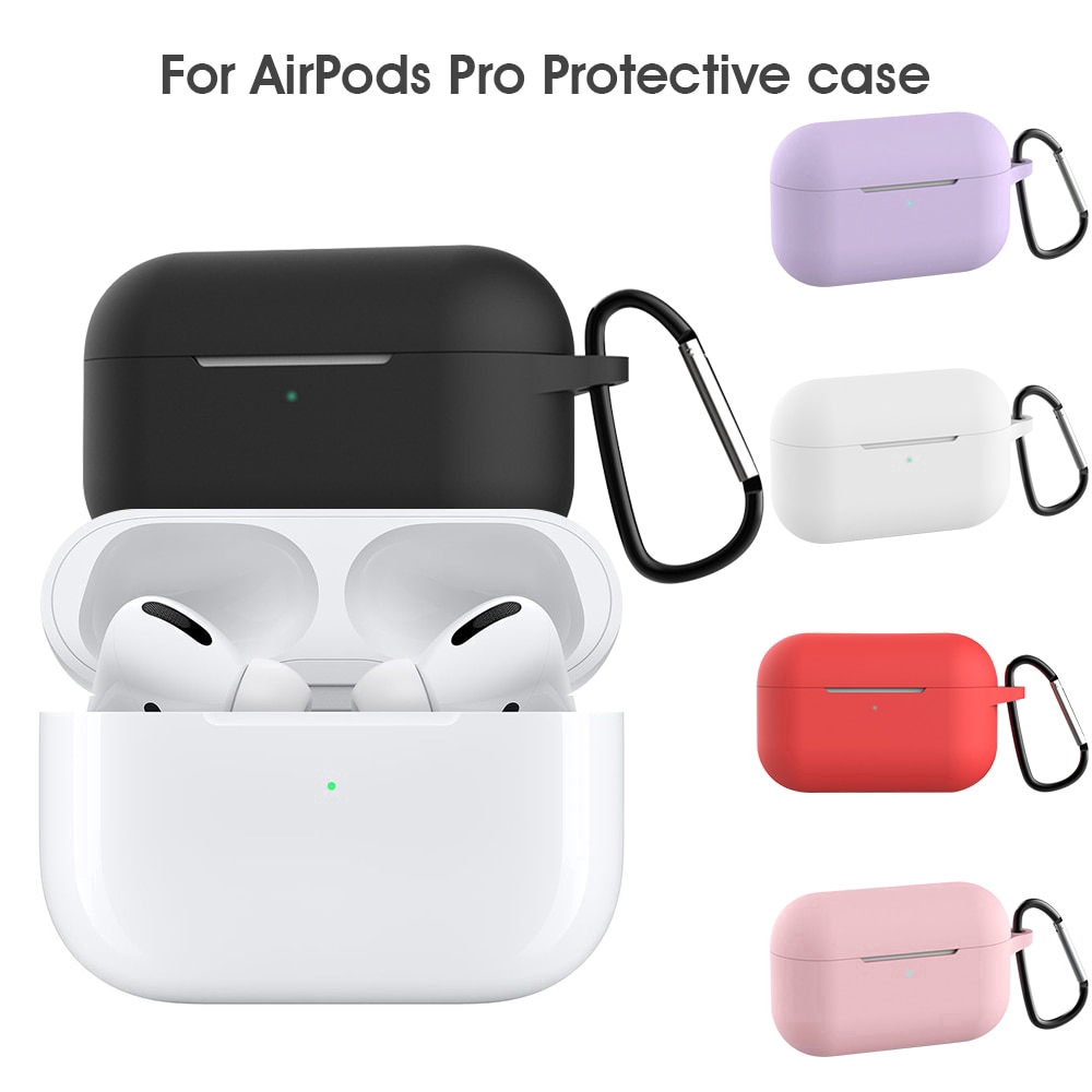 YTMHAirpods Pro Soft Silicone Case Cover with Hooks