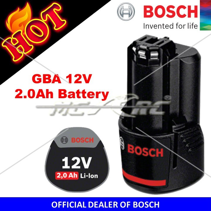 Bosch GBA 12V 2.0Ah Battery Shopee Philippines