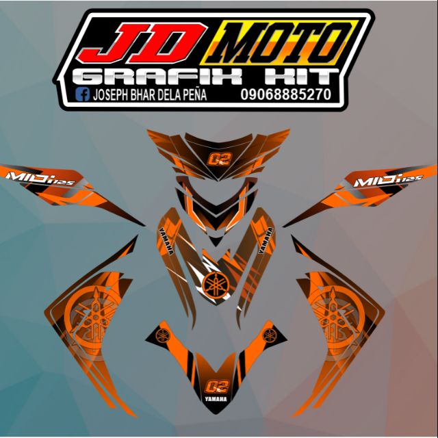 Yamaha mio i 125 decal set Shopee Philippines