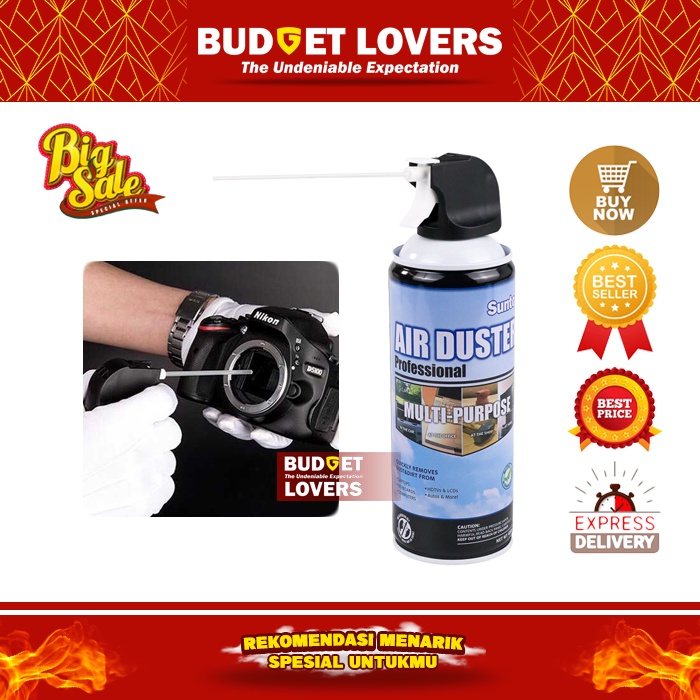 Sunto Mini Compressed Air Duster Wind Spray Dust Cleaner 70PSI Shopee