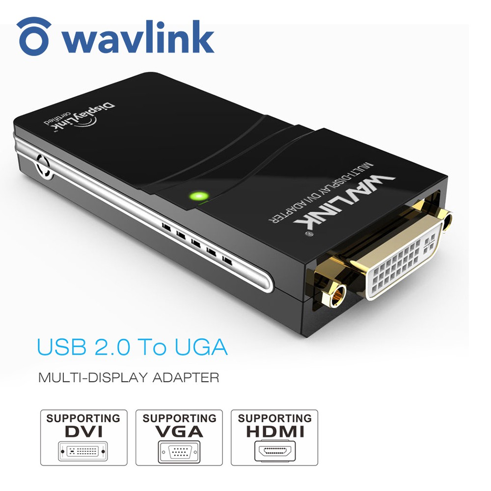 Wavlink USB2.0 to VGA/DVI/HDMI Video Graphics / Display