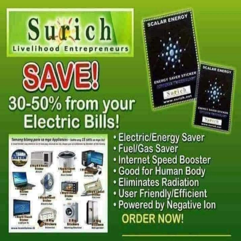 Scalar Energy Stickers (Buy 1 Take 1) Shopee Philippines