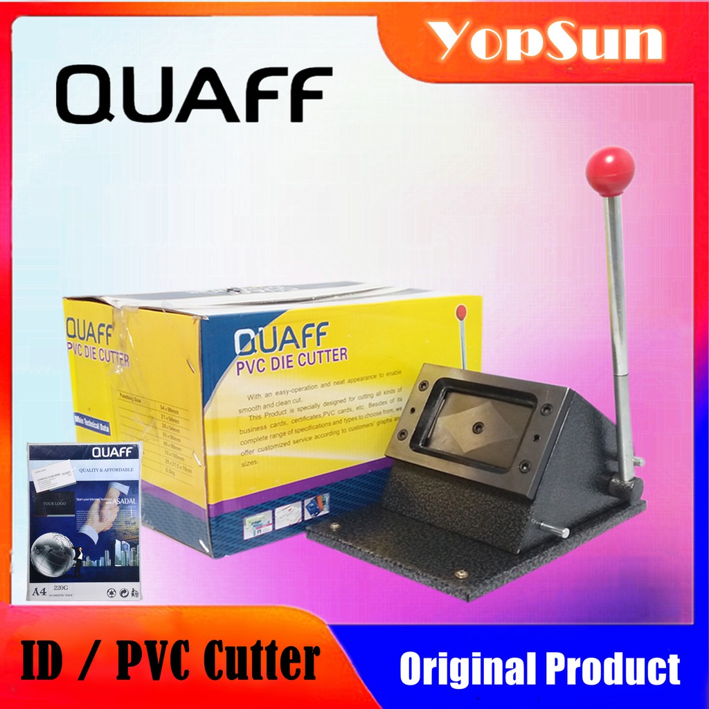 QUAFF PVC Die Cutter 86×54mm (ID SIZE) Shopee Philippines
