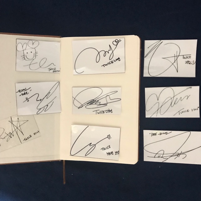 TWICE TRANSPARENT SIGNATURE STICKERS Shopee Philippines