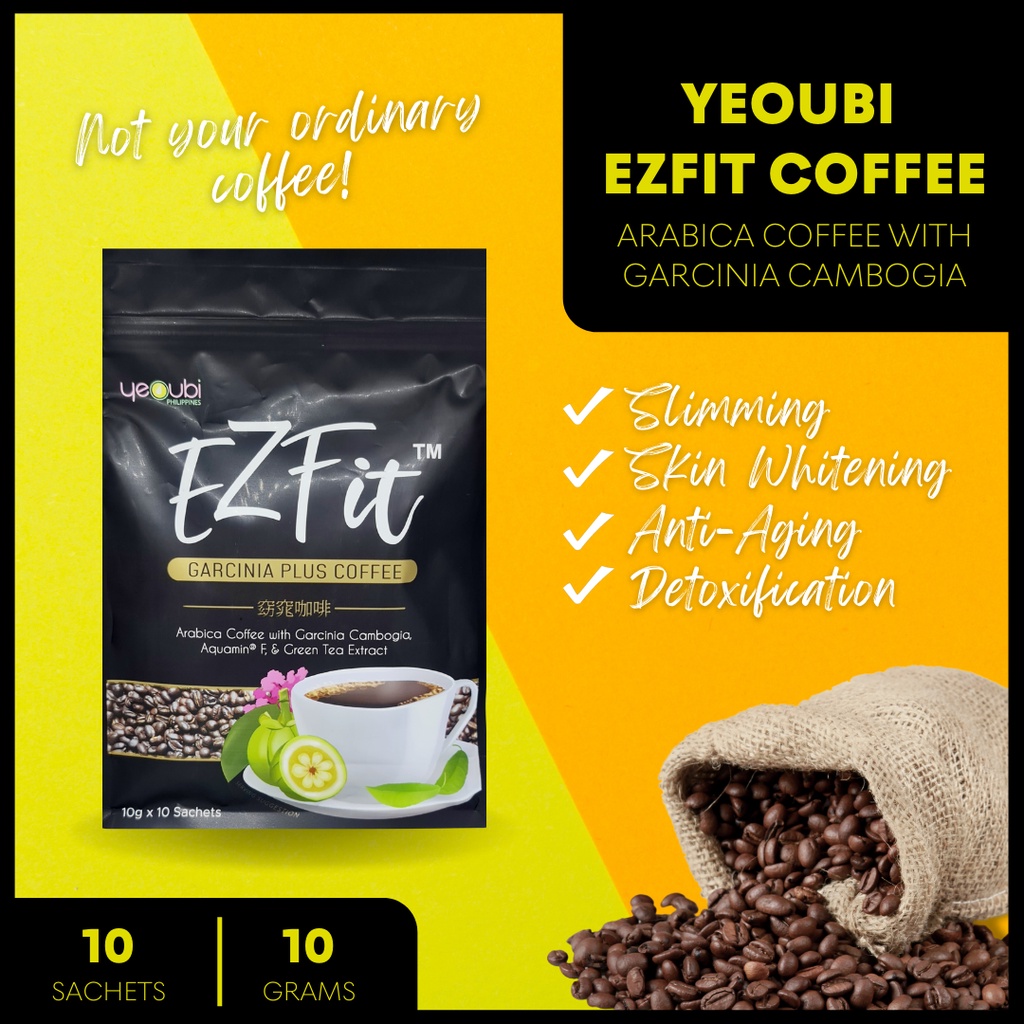 EZfit Slimming & Whitening Coffee w/ Garcinia & Collagen Made in