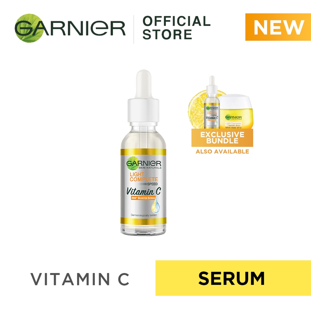 Garnier Light Complete Vitamin C Serum (For Dark Spots) 30mL / 60mL