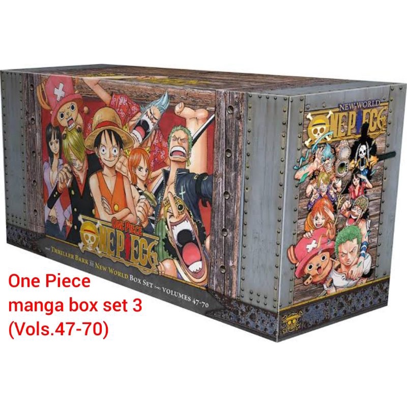 One Piece manga box set 3 (Vols. 4770) Shopee Philippines
