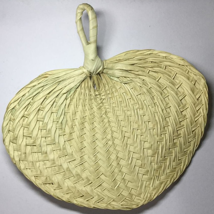 KrigKrafts Native Anahaw Abaniko Hand Fan 1012" Pamaypay No design