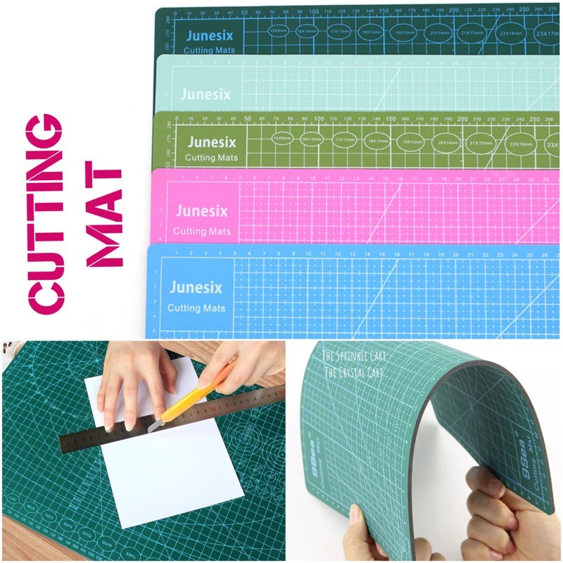 Cutting Mat Selfhealing Double Sided PVC Flexible Board A3 A4 Shopee